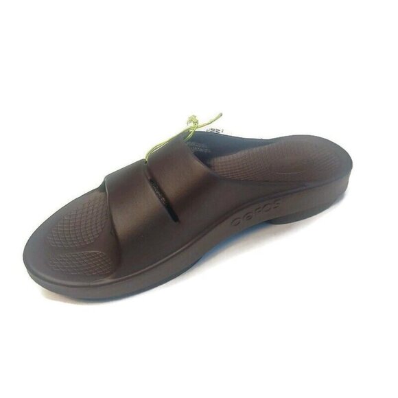 OOFOS Ooahh Recovery Slide Mens Size 11 Womens Size 13 Pool Sandal Mocha Brown - Picture 3 of 9